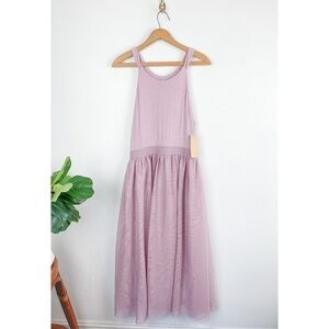 NWT Hope & Harlow Speak Now Wendy Mauve Midi Dress Sz 14